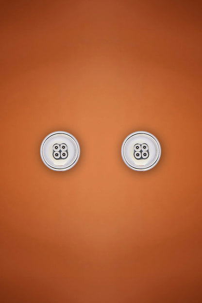 Men's button cufflinks