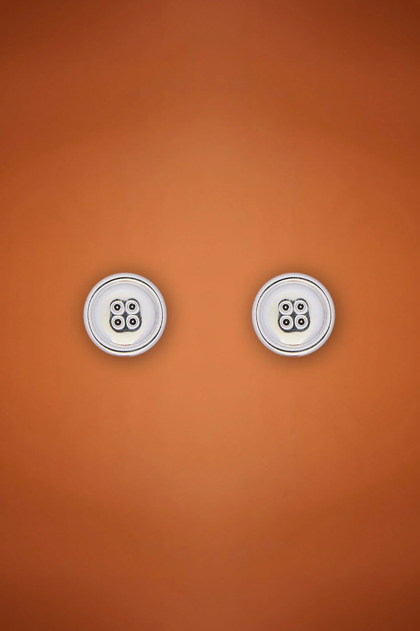 Men's button cufflinks