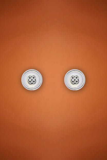 Men's button cufflinks