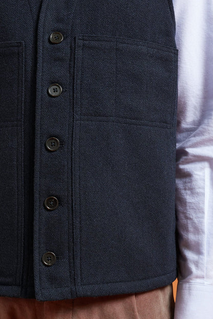 Men's single-breasted waistcoat