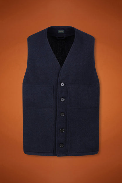 Men's single-breasted waistcoat