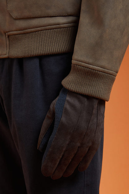 Men's knitted gloves