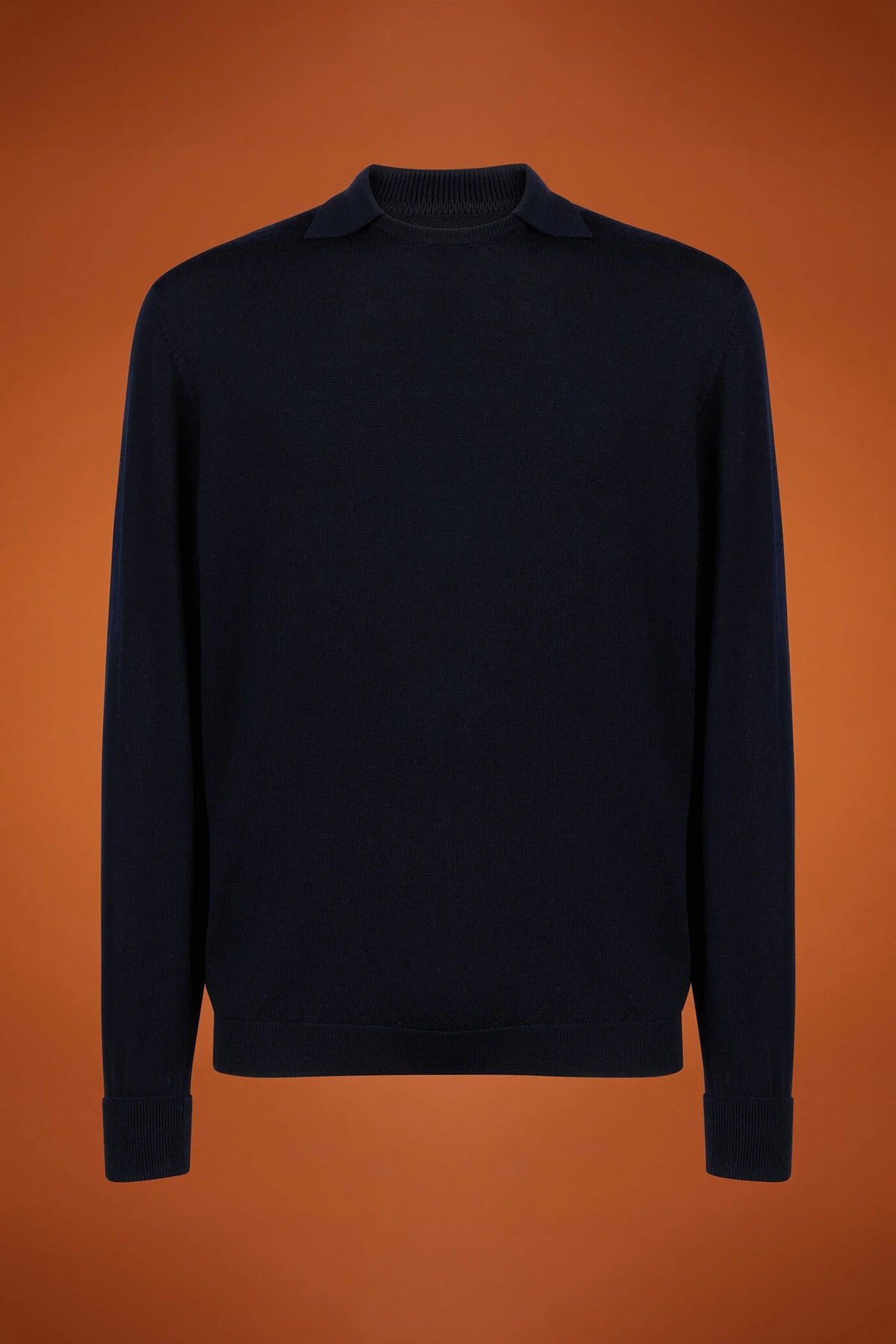 Men's ribbed knit jumper