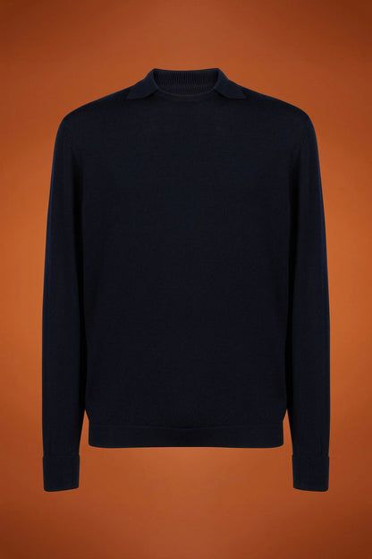 Men's ribbed knit jumper