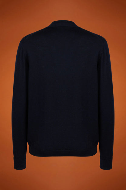 Men's ribbed knit jumper