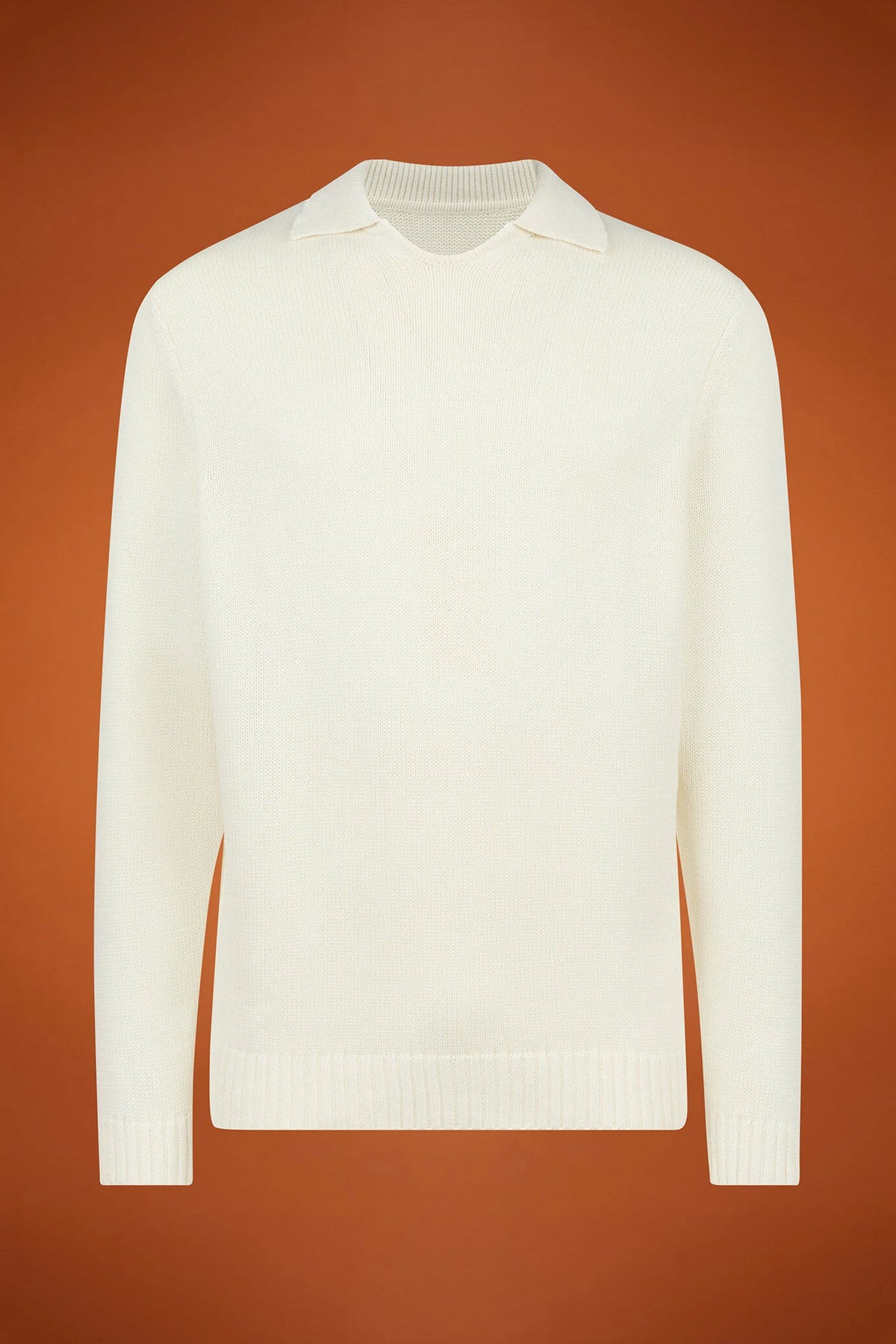 Men's ribbed knit jumper