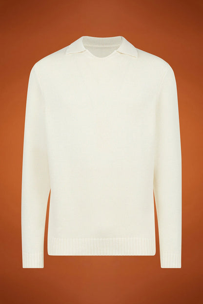 Men's ribbed knit jumper