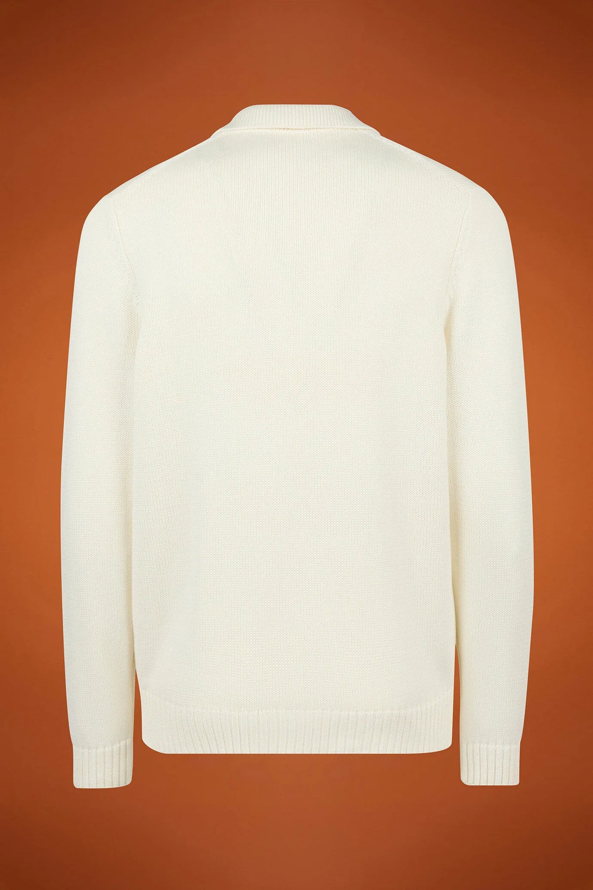 Men's ribbed knit jumper