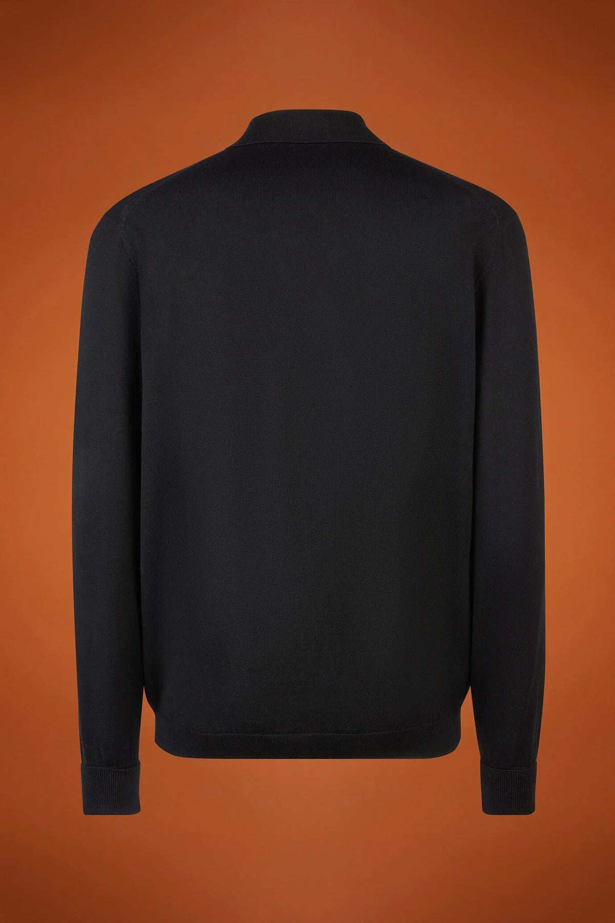 Men's regular fit hoodie in a wool blend