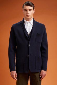 Men's single-breasted cardigan