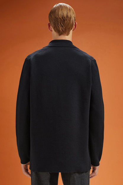 Men's single-breasted cardigan