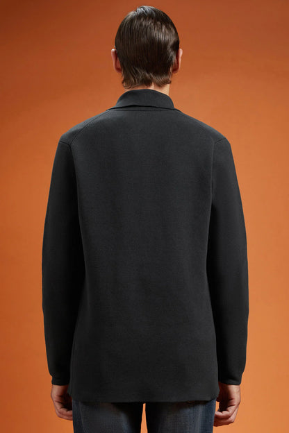 Men's single-breasted cardigan