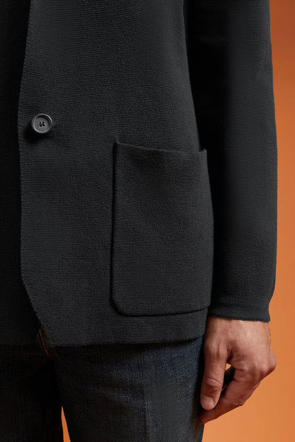 Men's single-breasted cardigan