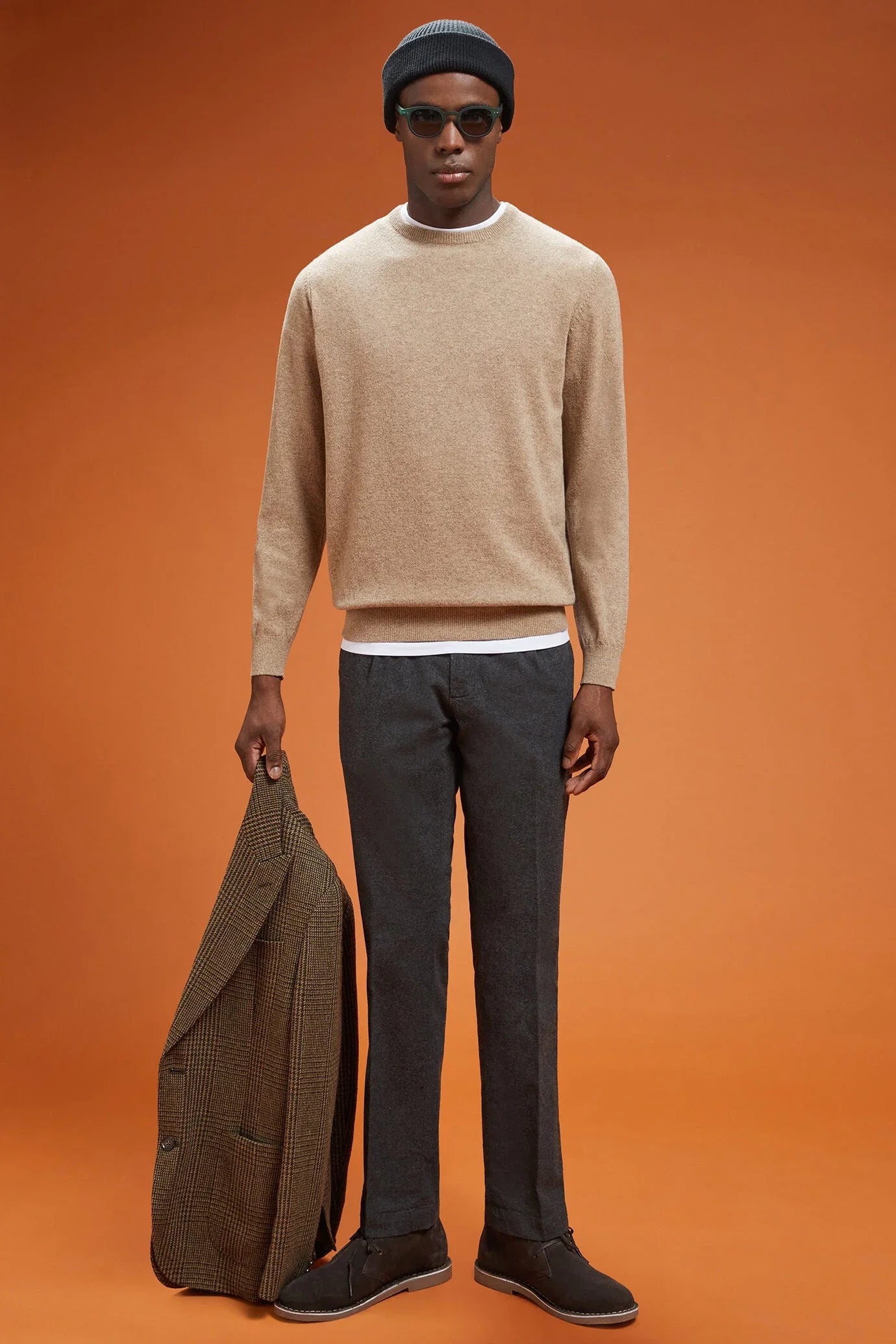 Men's regular fit lambswool jumper