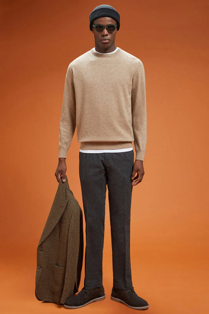 Men's regular fit lambswool jumper