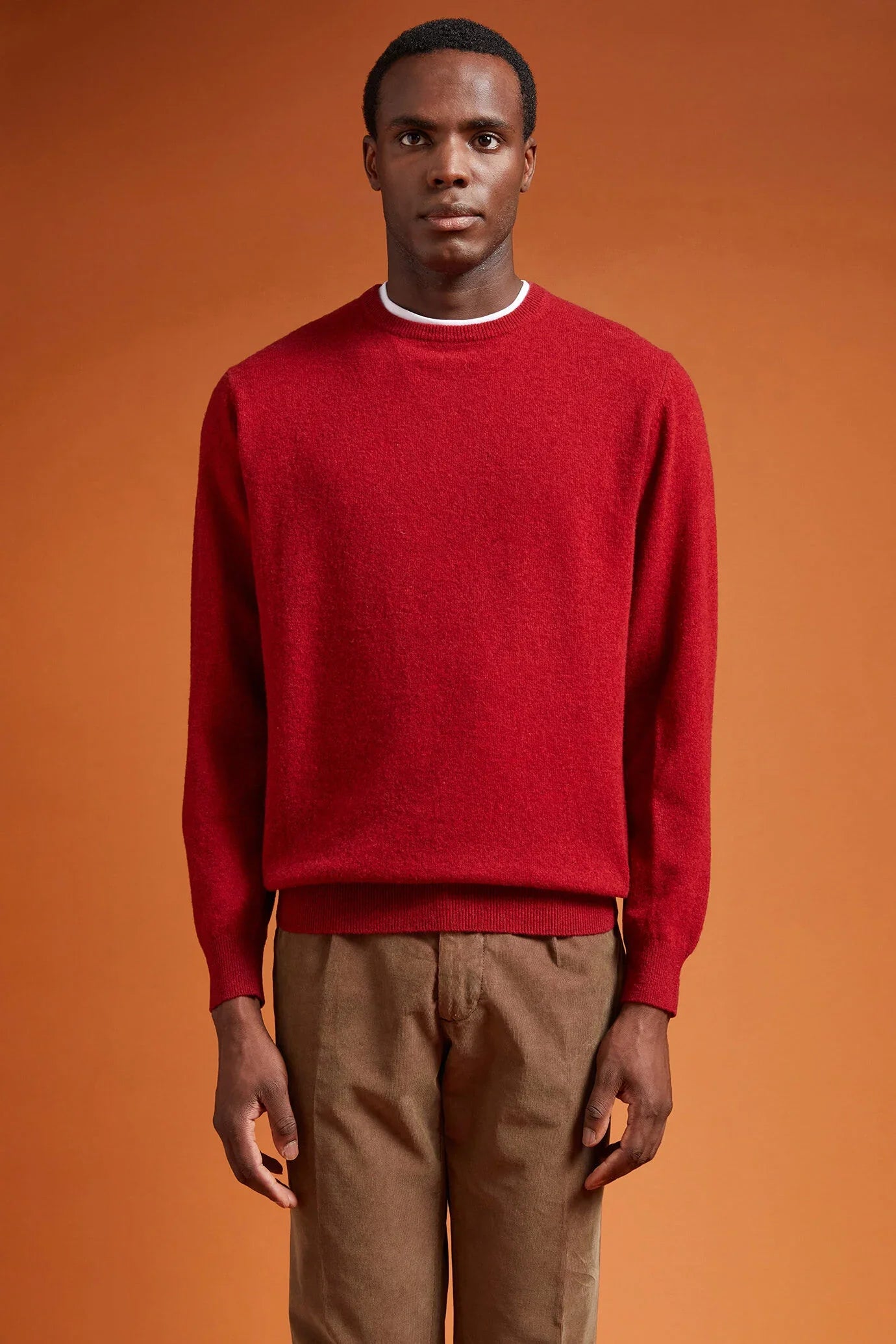 Men's regular fit lambswool jumper