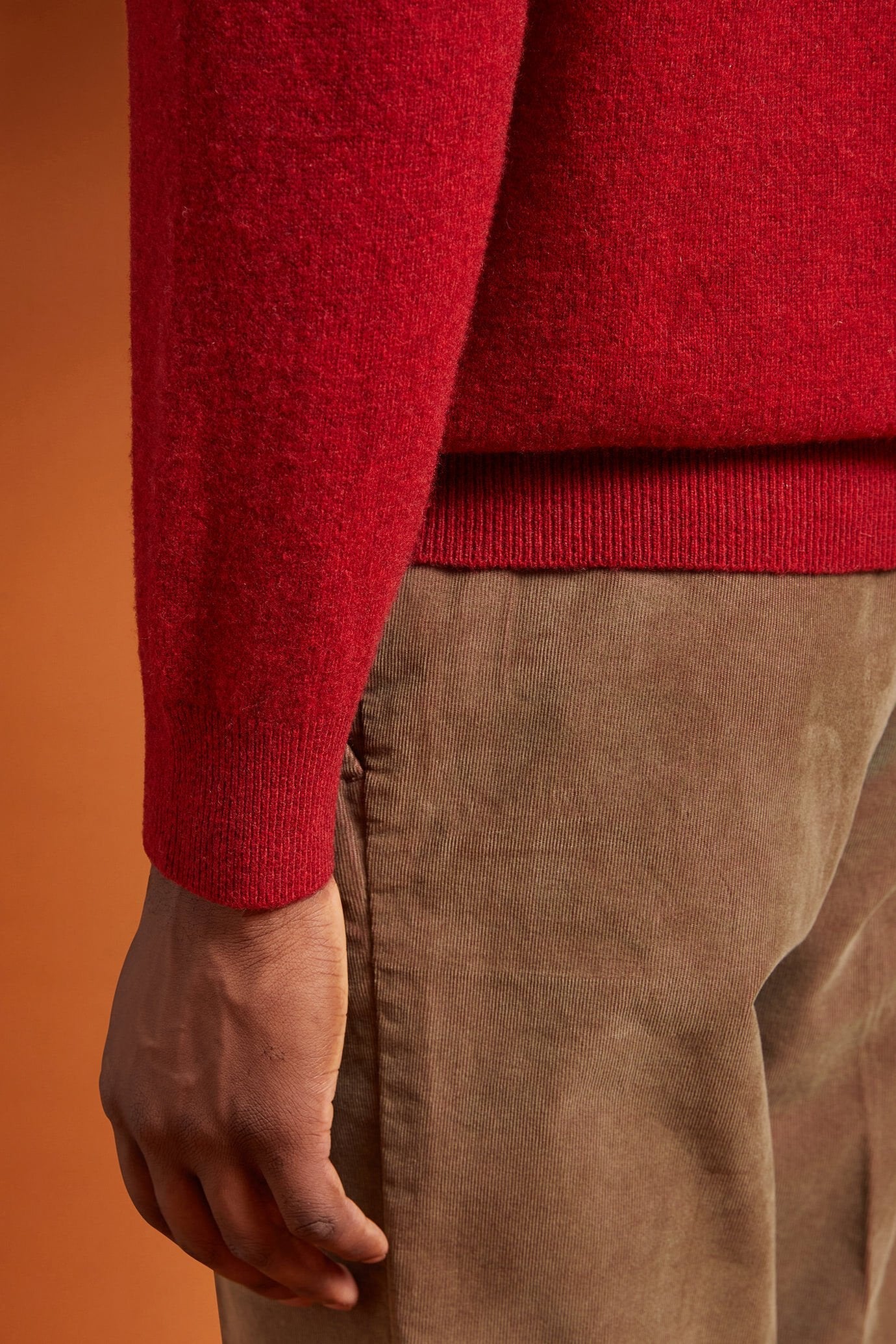 Men's regular fit lambswool jumper