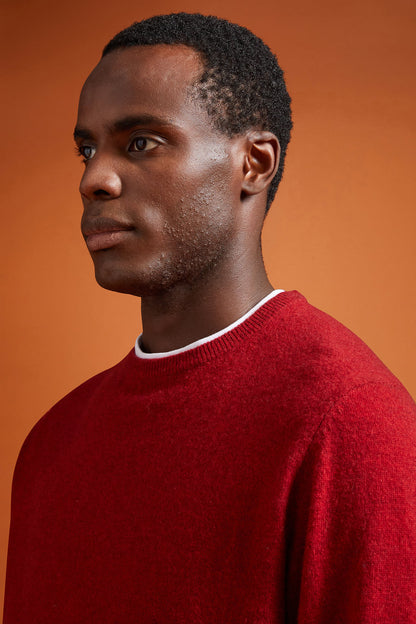Men's regular fit lambswool jumper