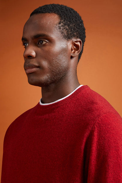 Men's regular fit lambswool jumper