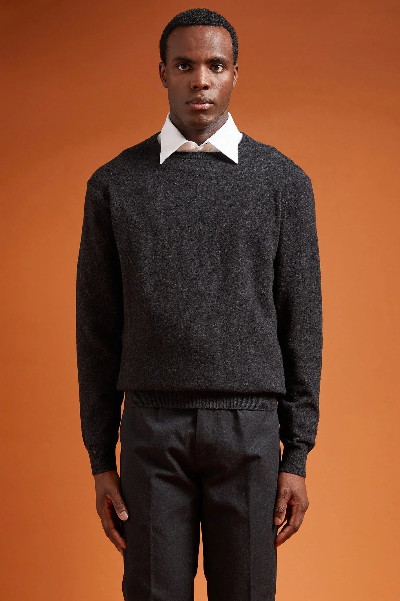 Men's regular fit lambswool jumper