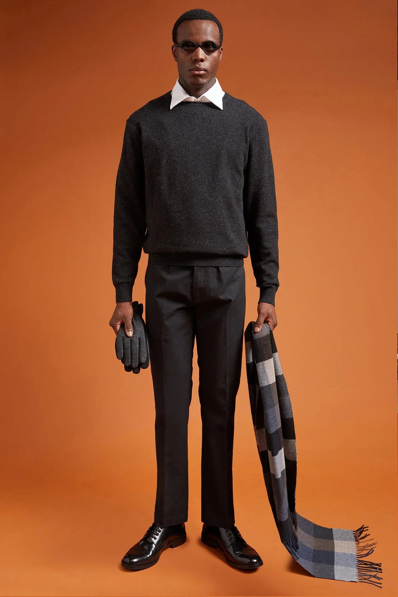 Men's regular fit lambswool jumper