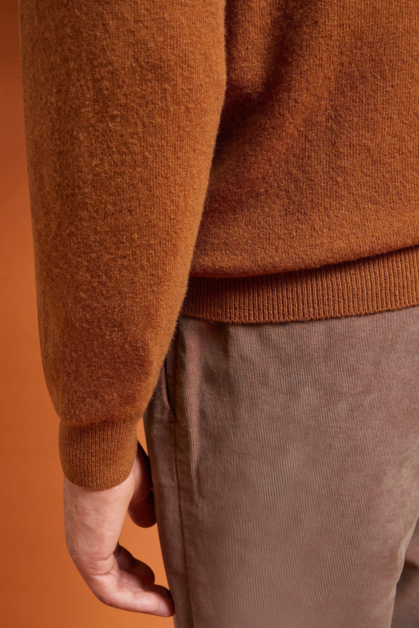 Men's regular fit lambswool jumper