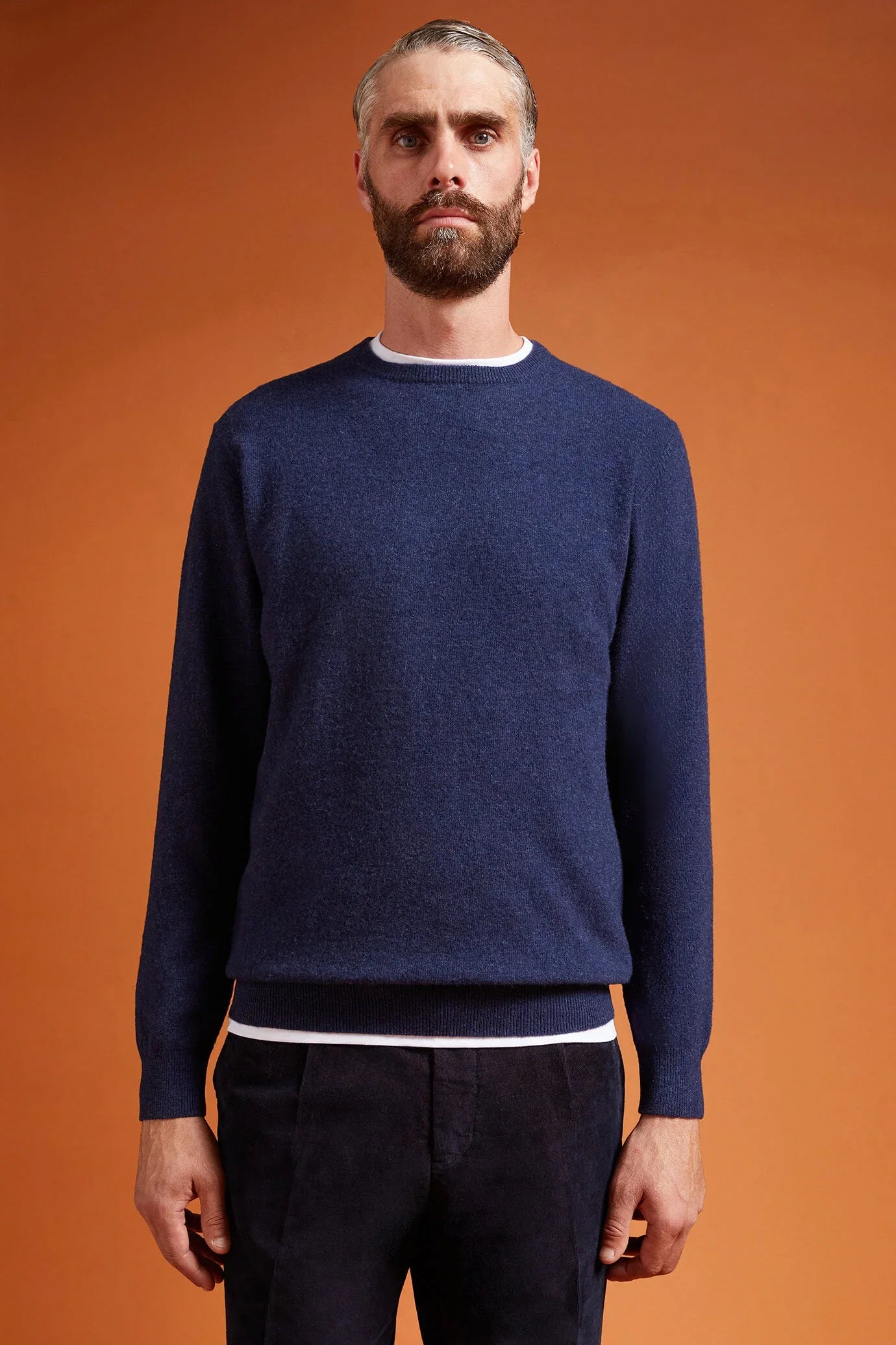 Men's regular fit lambswool jumper