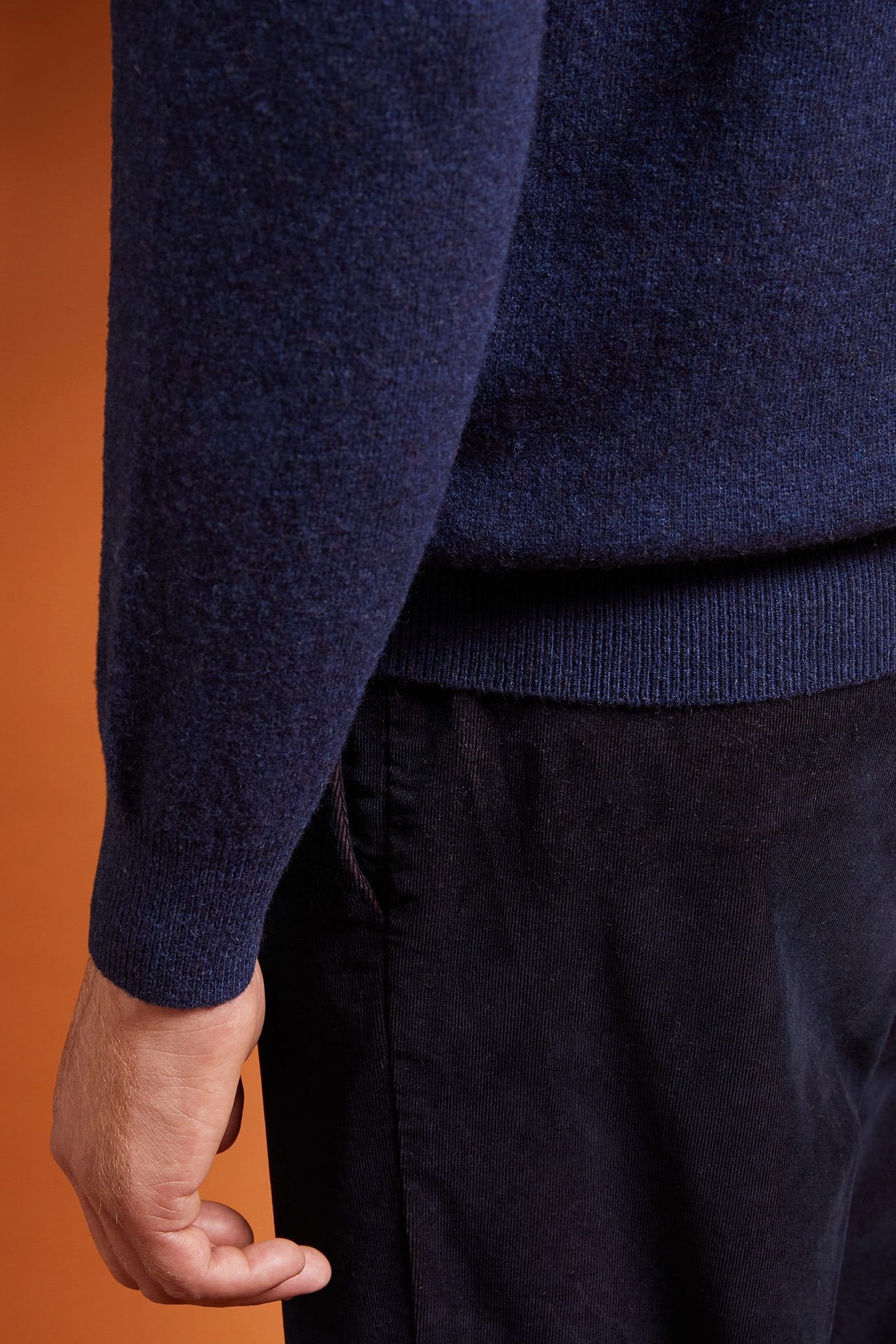 Men's regular fit lambswool jumper