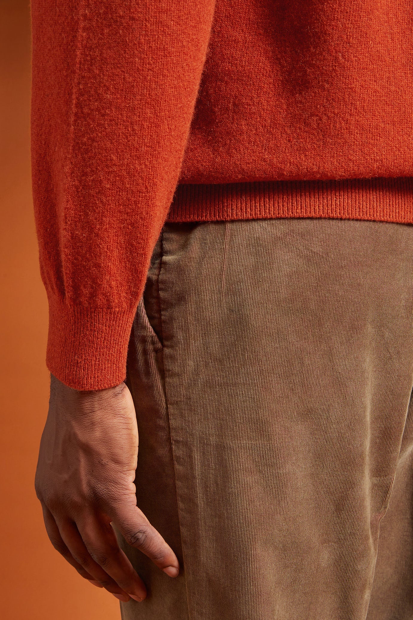 Men's regular fit lambswool jumper