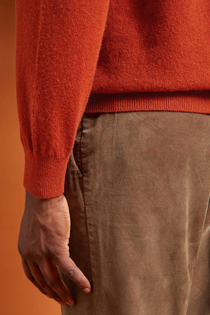 Men's regular fit lambswool jumper