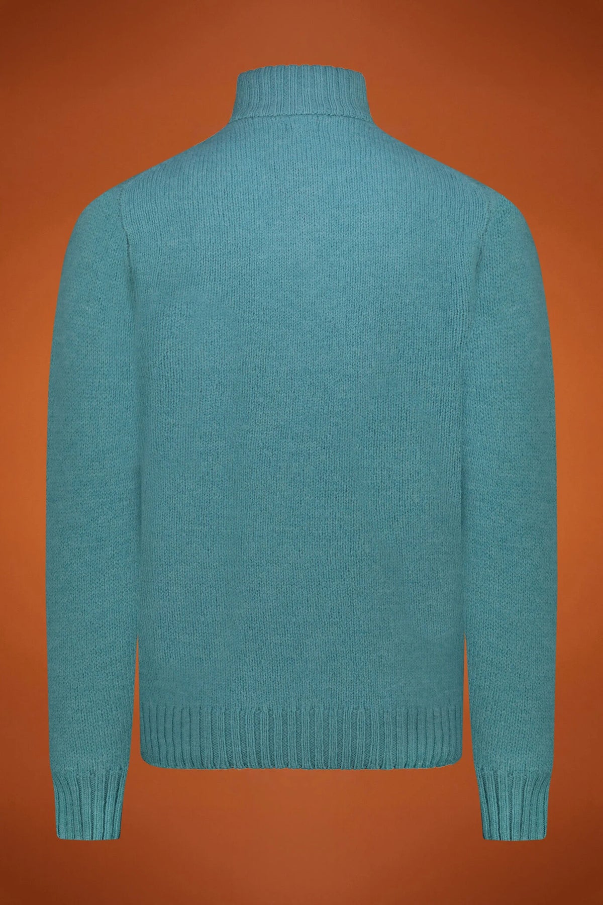 Men's zipped high neck jumper