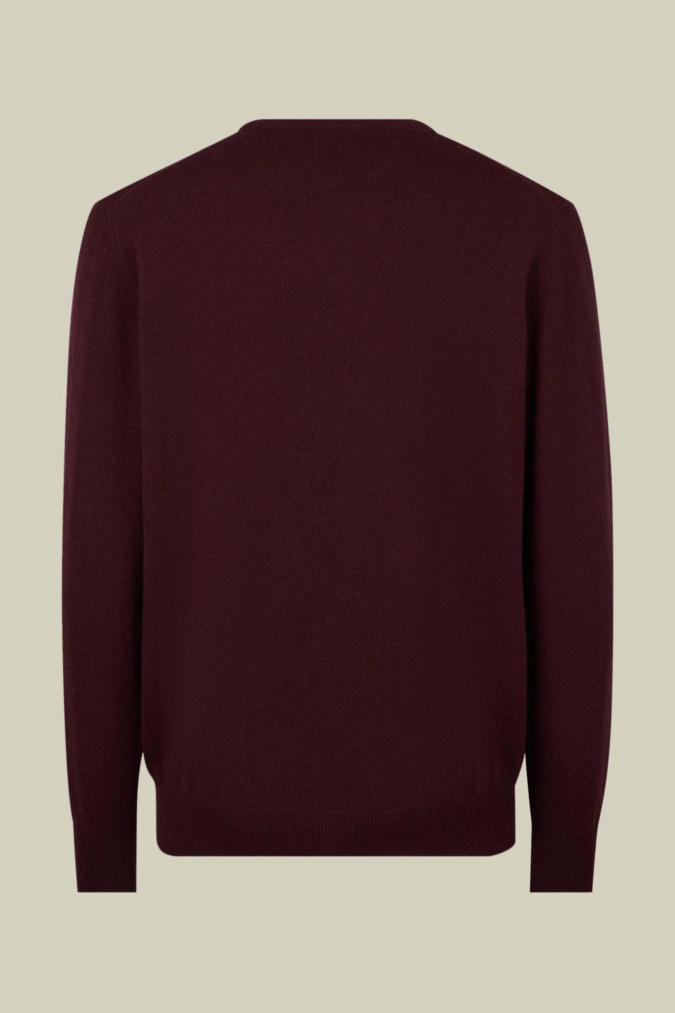 Men's regular fit crew neck jumper in 100% cashmere