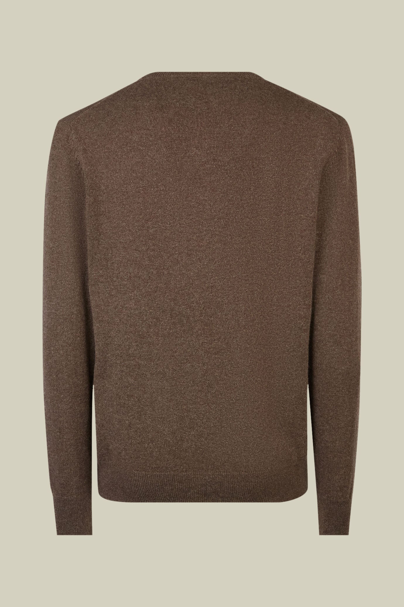 Men's regular fit crew neck jumper in 100% cashmere