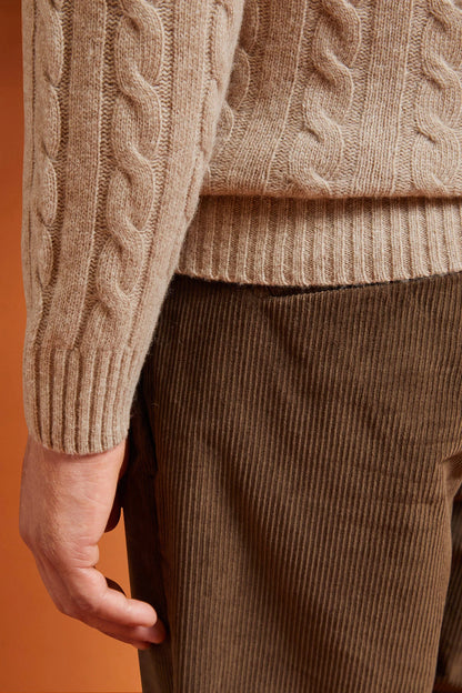 Men's lambswool high neck jumper in a regular fit