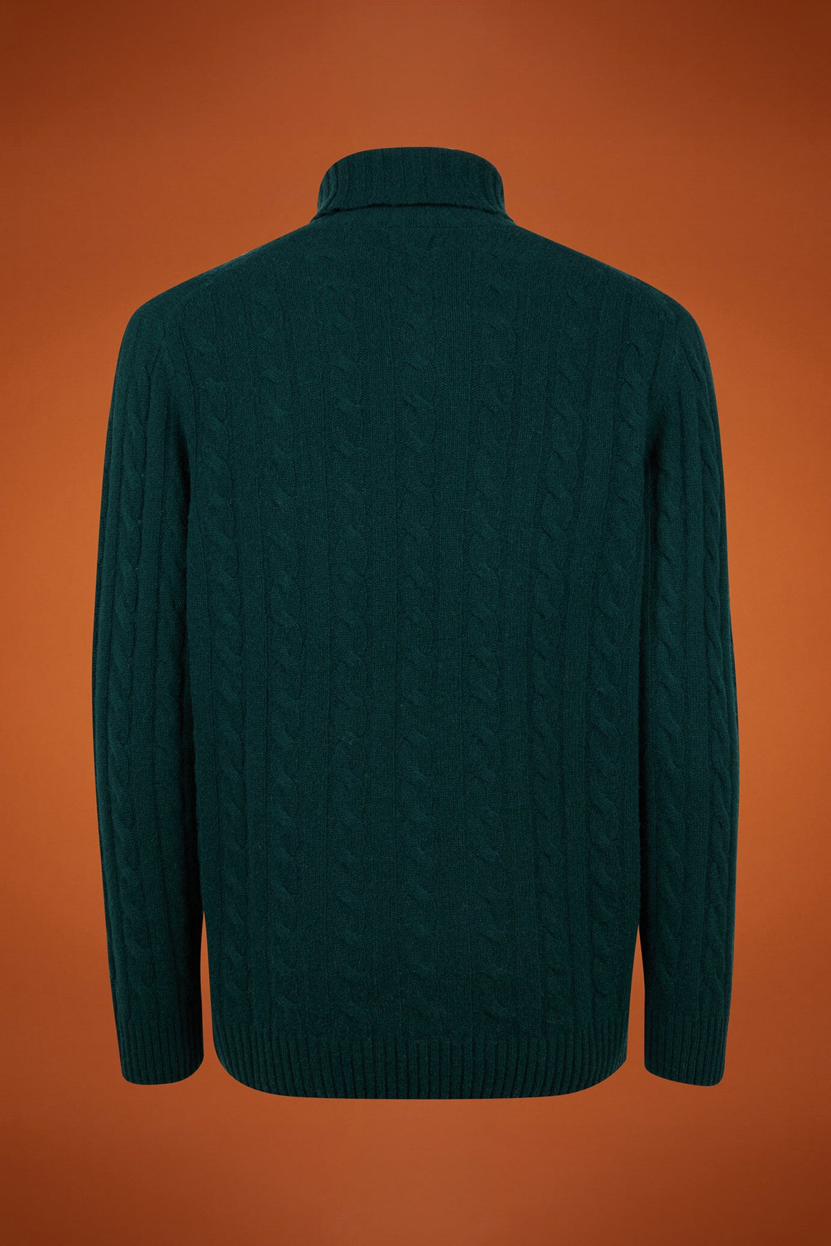 Men's lambswool high neck jumper in a regular fit