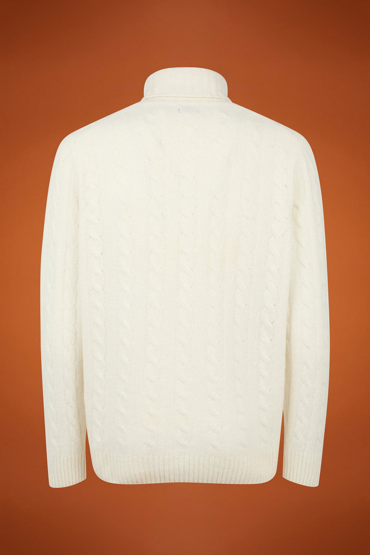 Men's lambswool high neck jumper in a regular fit