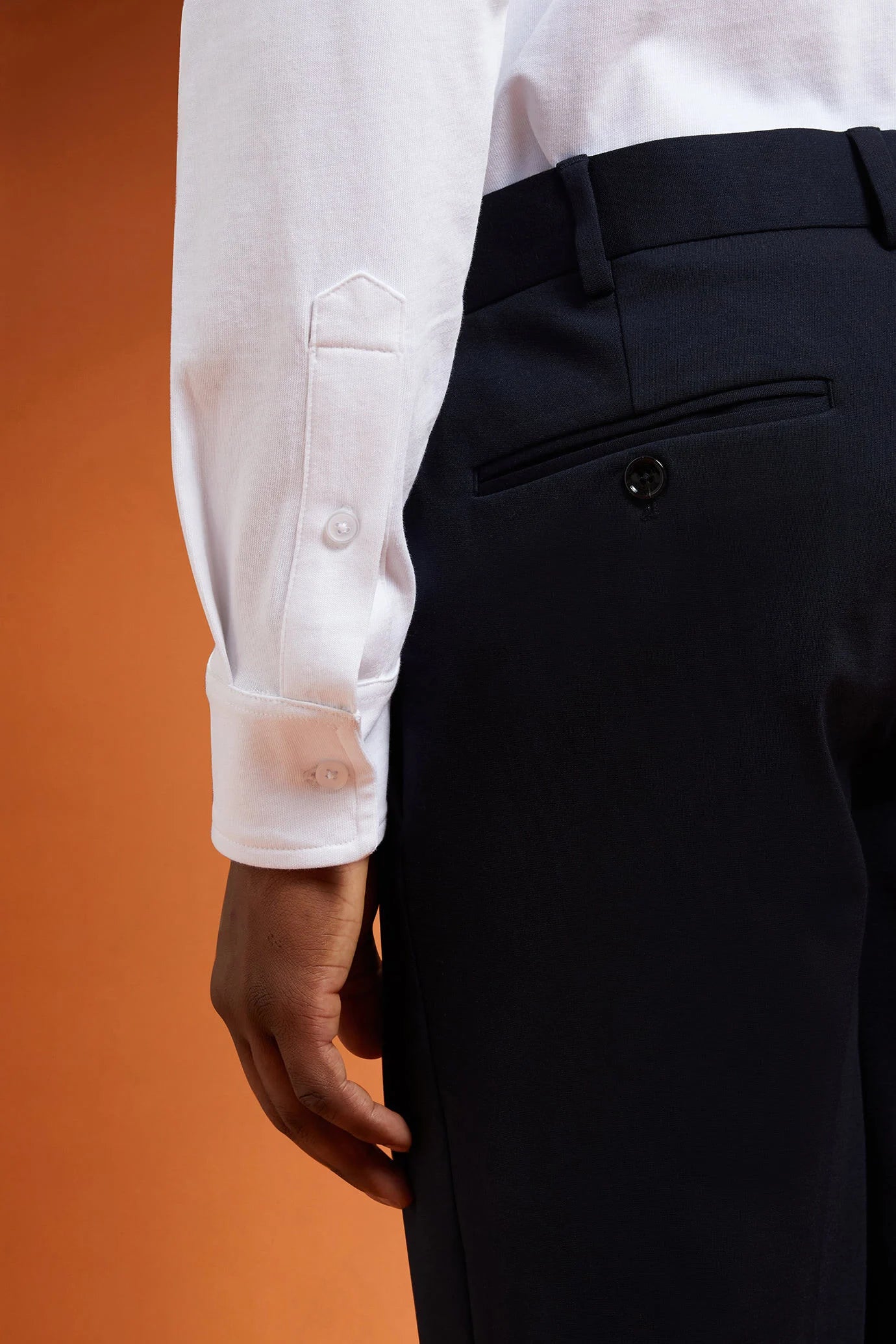 Men's classic jersey trousers in a regular fit