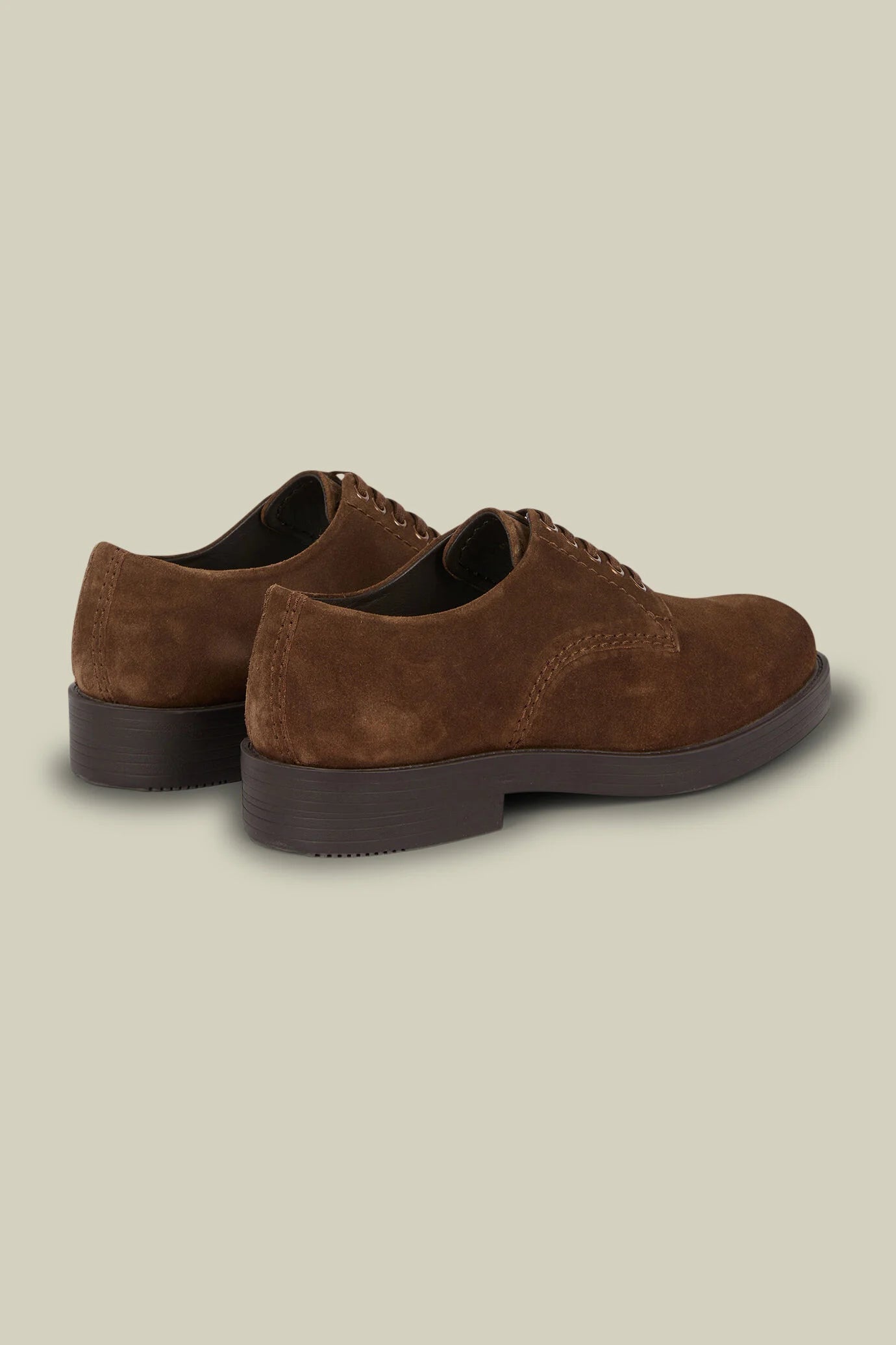 Men's Derby shoes in 100% genuine suede with rubber soles