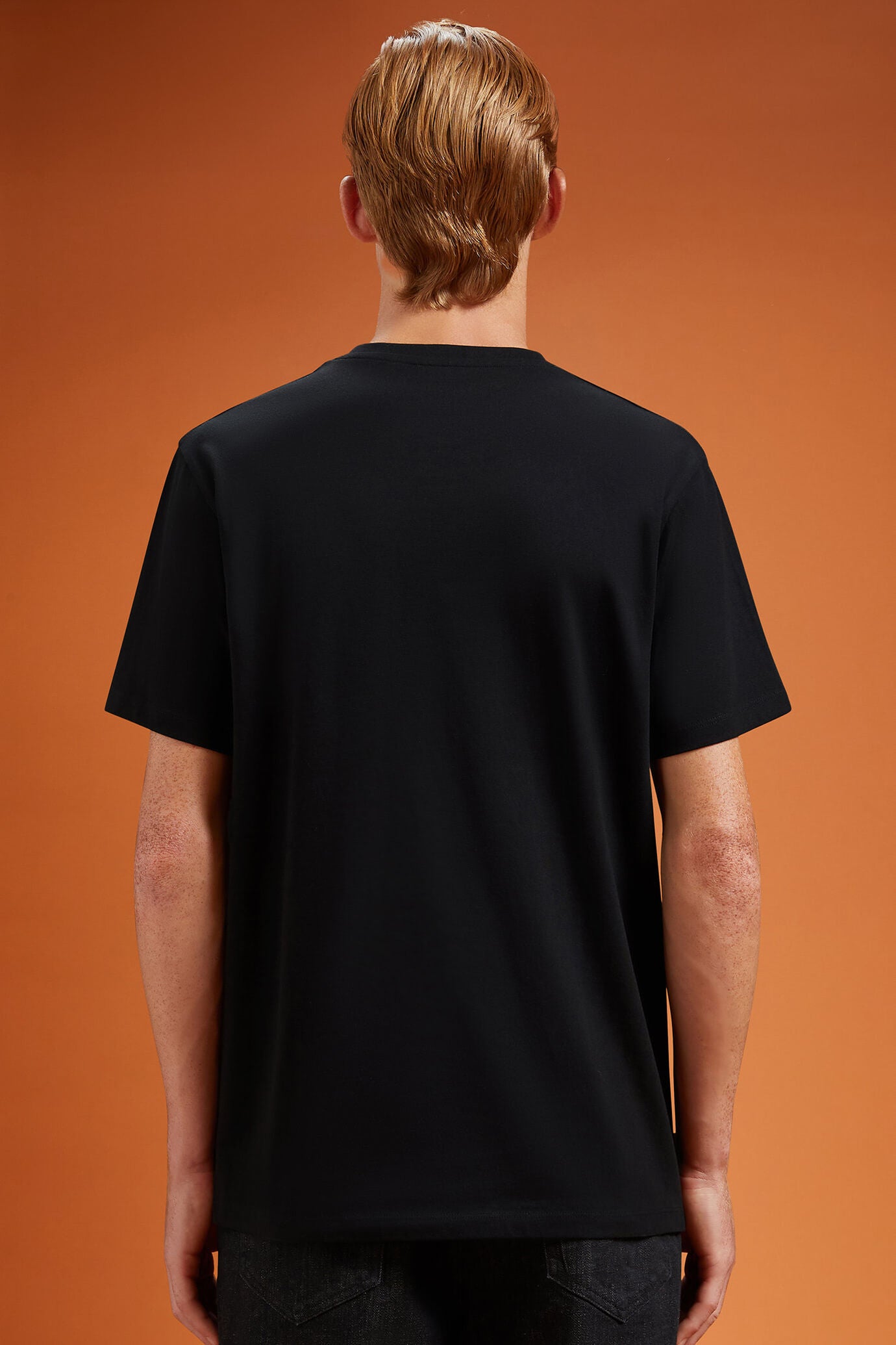 Men's 100% cotton crew neck T-shirt with short sleeves in a regular fit