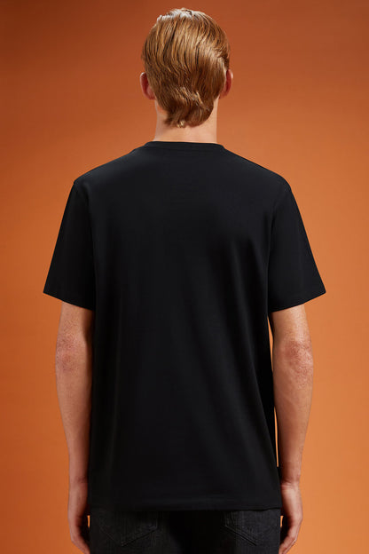 Men's 100% cotton crew neck T-shirt with short sleeves in a regular fit