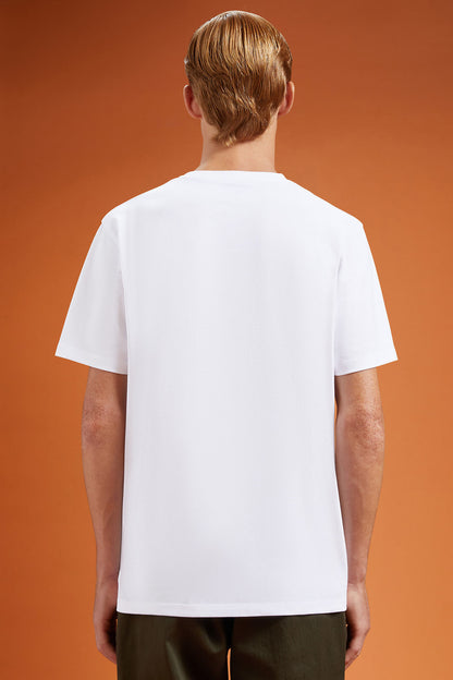 Men's 100% cotton crew neck T-shirt with short sleeves in a regular fit