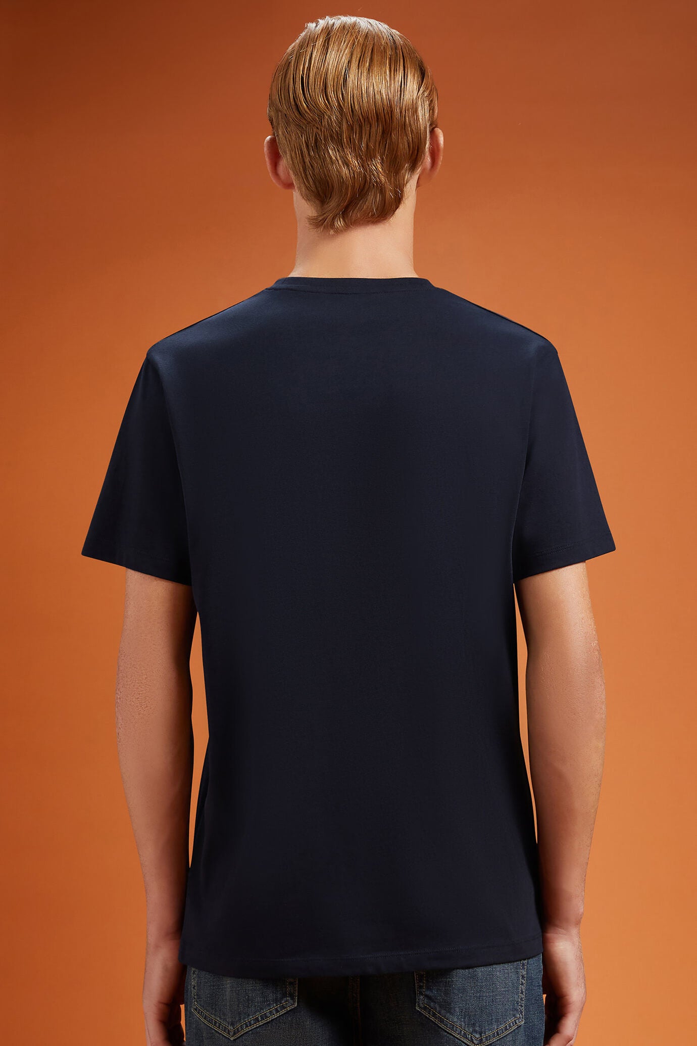 Men's 100% cotton crew neck T-shirt with short sleeves in a regular fit