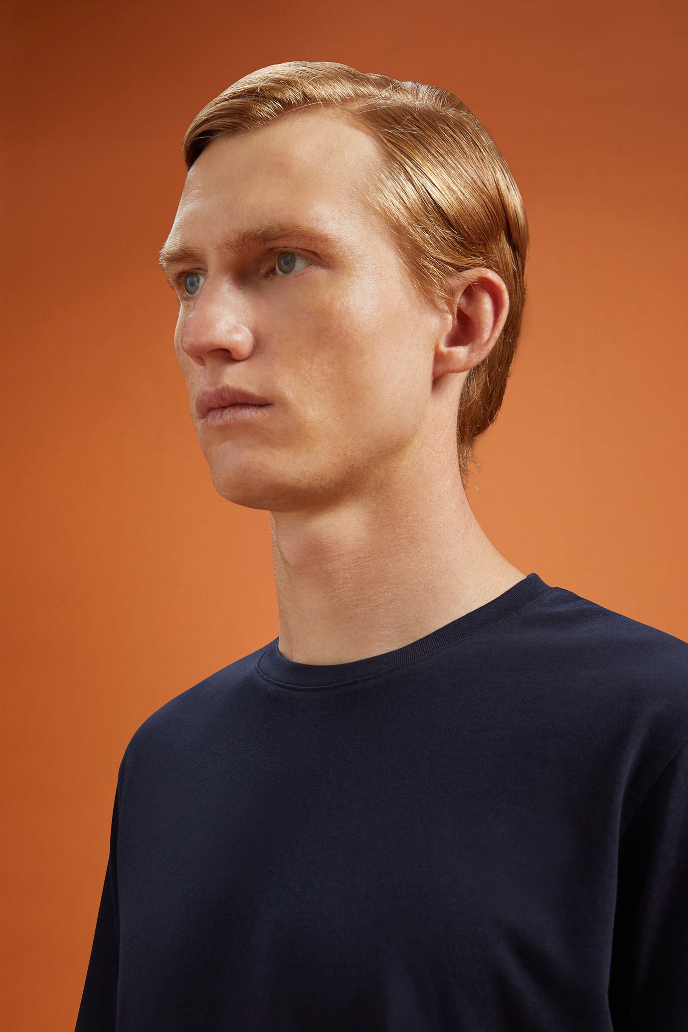 Men's 100% cotton crew neck T-shirt with short sleeves in a regular fit