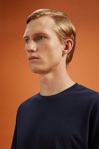 Men's 100% cotton crew neck T-shirt with short sleeves in a regular fit