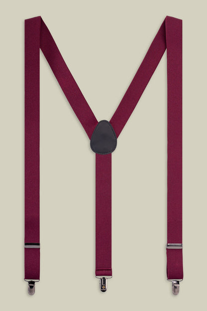 Single-colour men's elastic braces