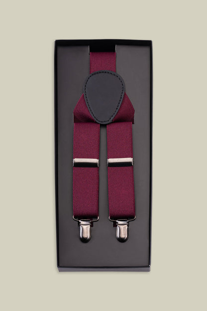 Single-colour men's elastic braces