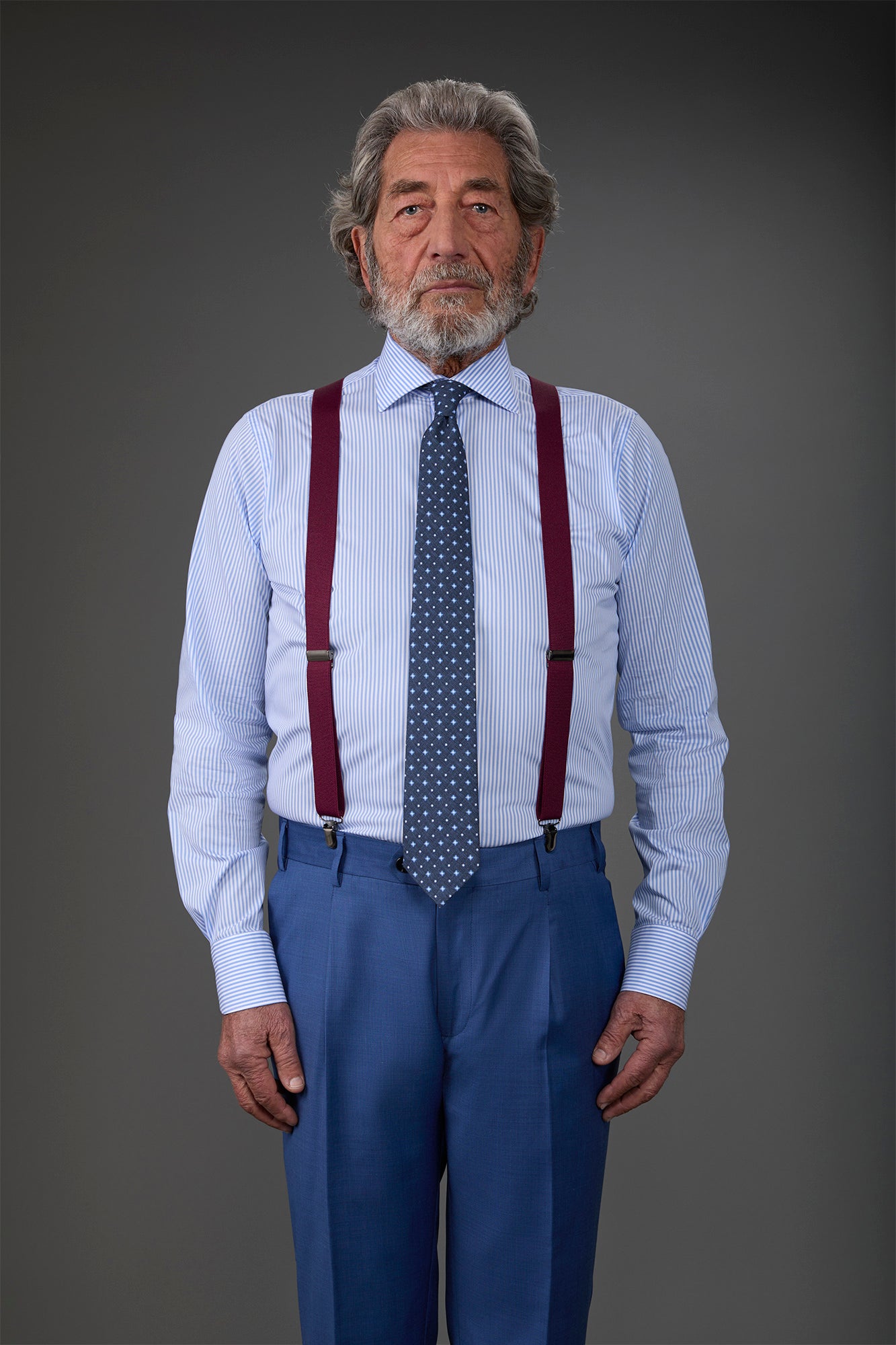 Single-colour men's elastic braces