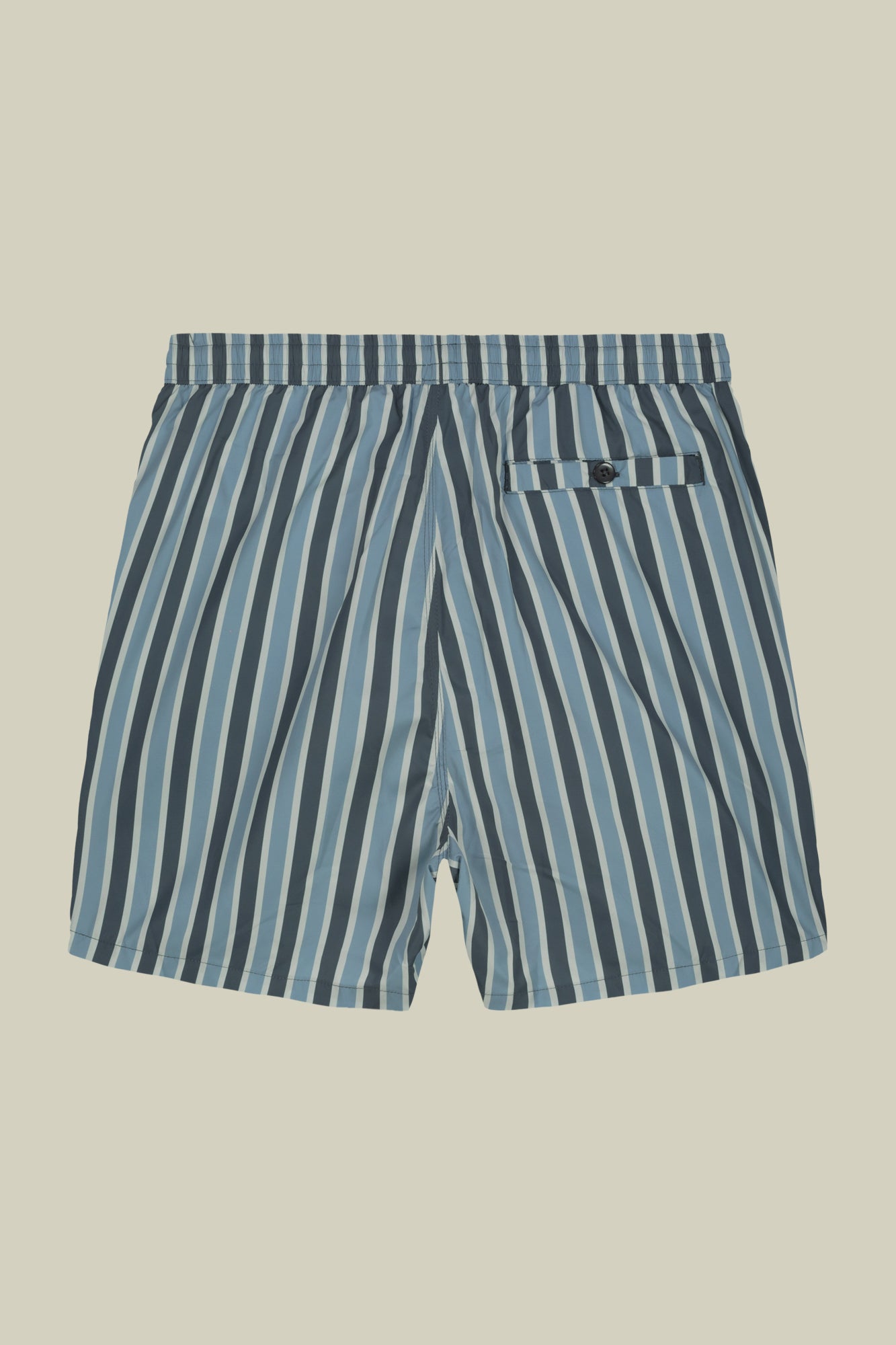 Men's swimwear with vertical striped pattern
