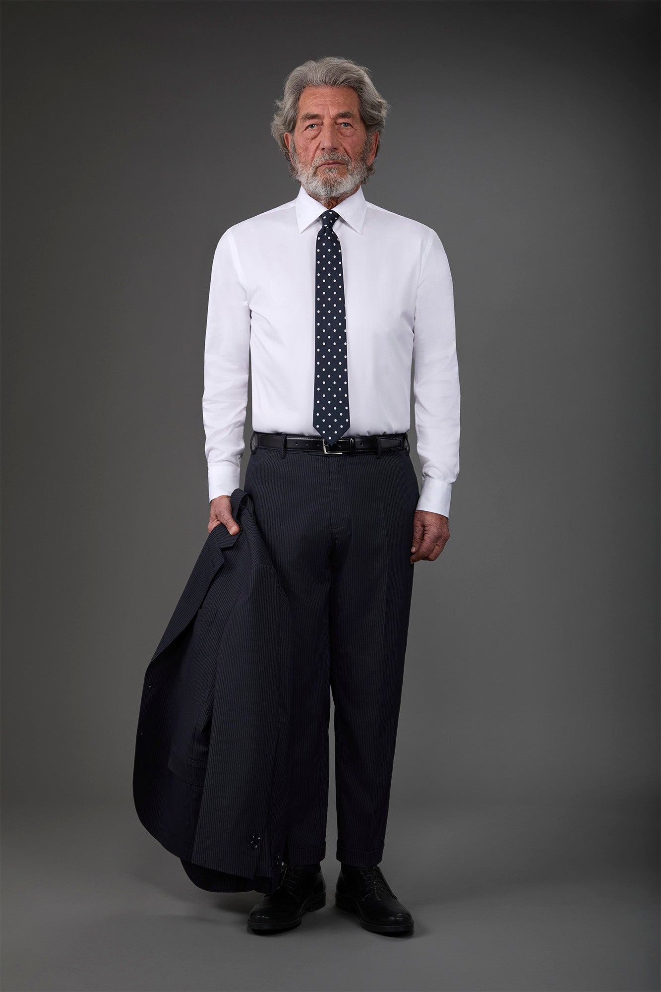 Men's shirt with classic collar, regular fit