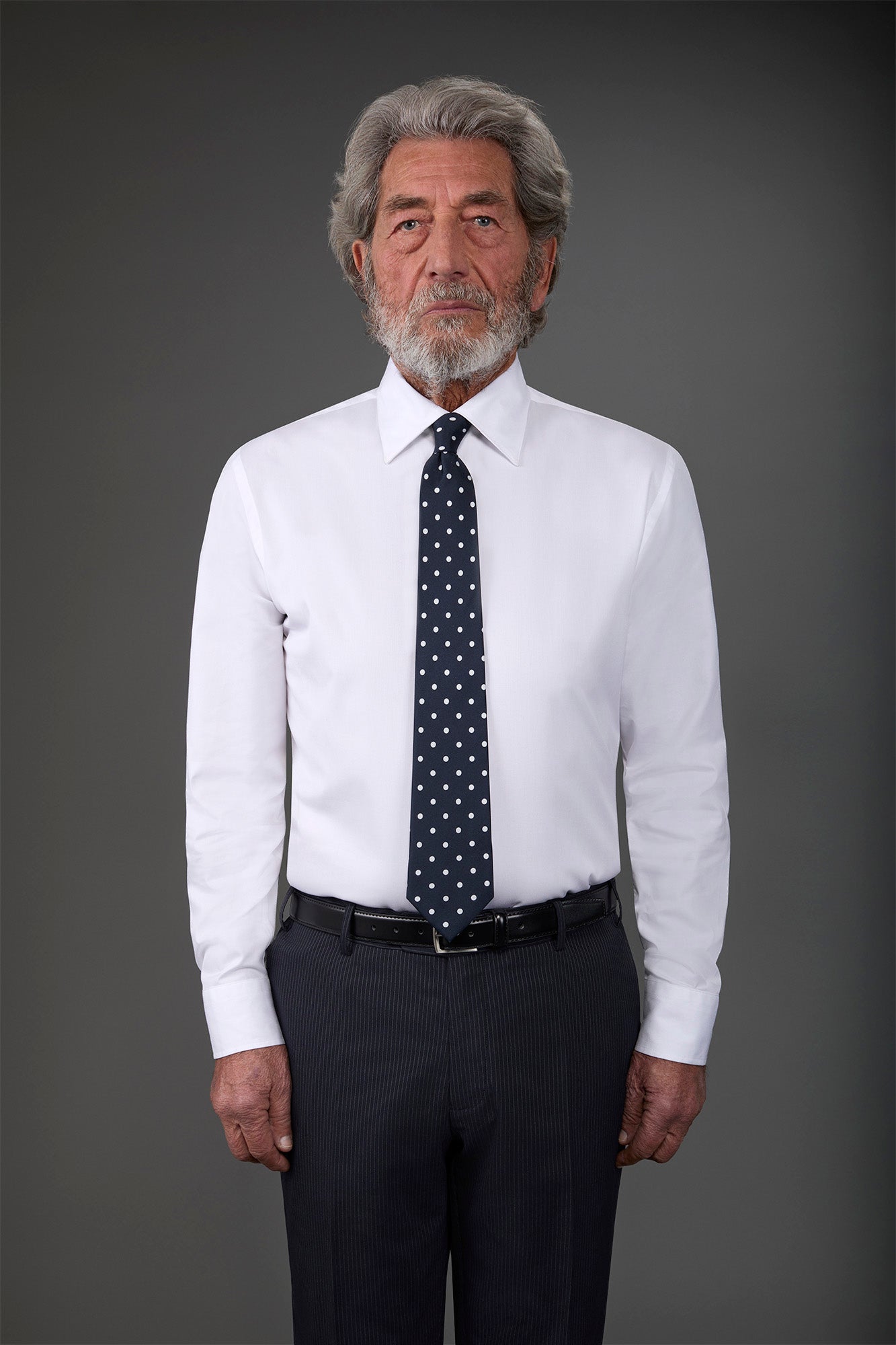 Men's shirt with classic collar, regular fit
